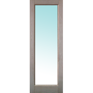 Дверь деревянная межкомнатная из массива бессучкового дуба, Классик, 1 филенка, со стеклом